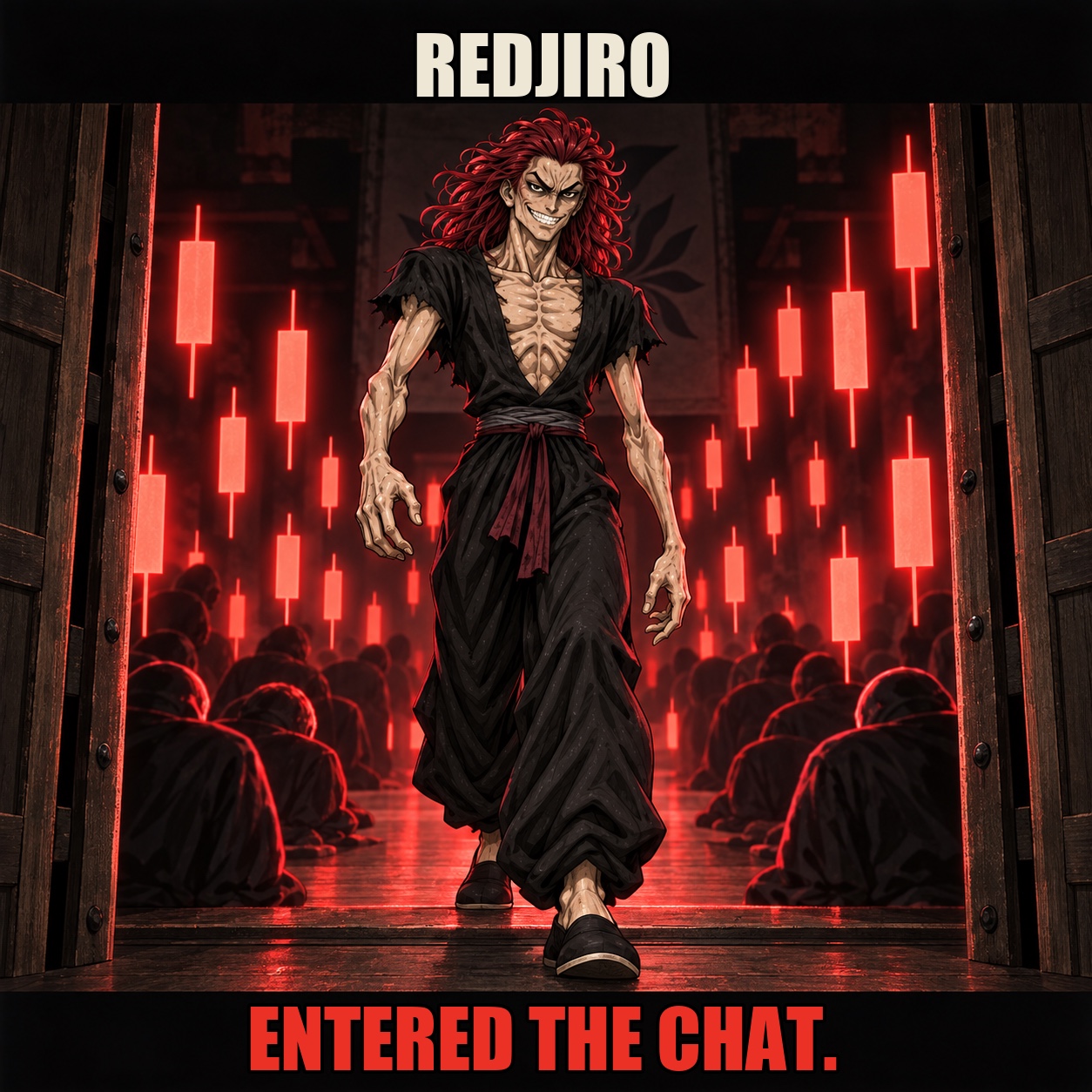 Redjiro entered the chat meme
